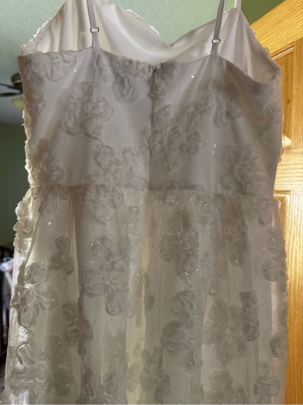 Lulus Delightful Charisma White Embroidered Sequin Mesh Midi Dress - Picture 5 of 6